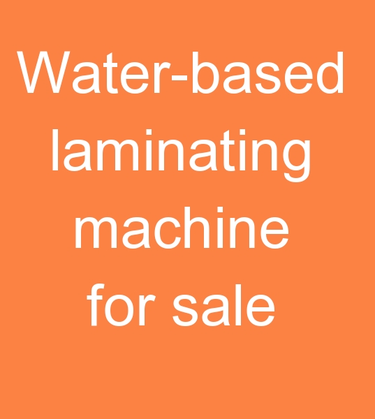  190 cm Su bazl Laminasyon makineleri,  Satlk Su bazl Kuma laminasyon makinesi, 