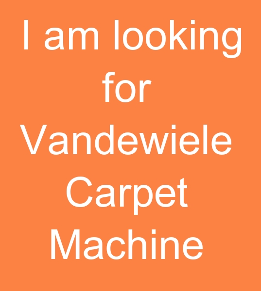 8 colors Vandewiele Carpet weaving machine, 8 colors Vandewiele Carpet machine,