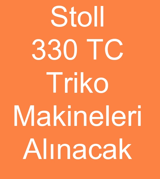  12 numara CMS stoll 330 TC Triko rg makinalar, 12 gg Stoll 330 TC Triko dokuma makinalar