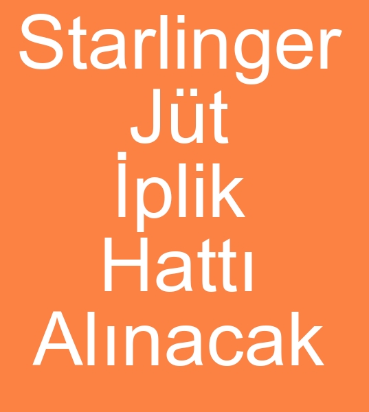 Starlinger jt iplik makinas arayanlar, Starlinger pp iplik makinalar arayanlar