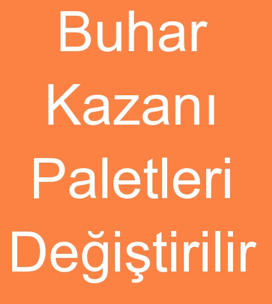 Bahar kazan palet deiimcisi, Buhar kazanlar palet deiimcisi, Buhar kazan paleti deitirenler,