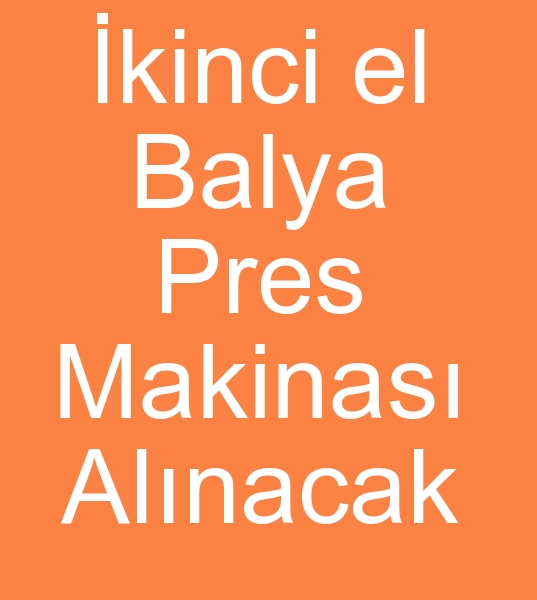 kinci el balya pres makinesi arayanlar, kinci el Balya pres makinalar arayanlar,