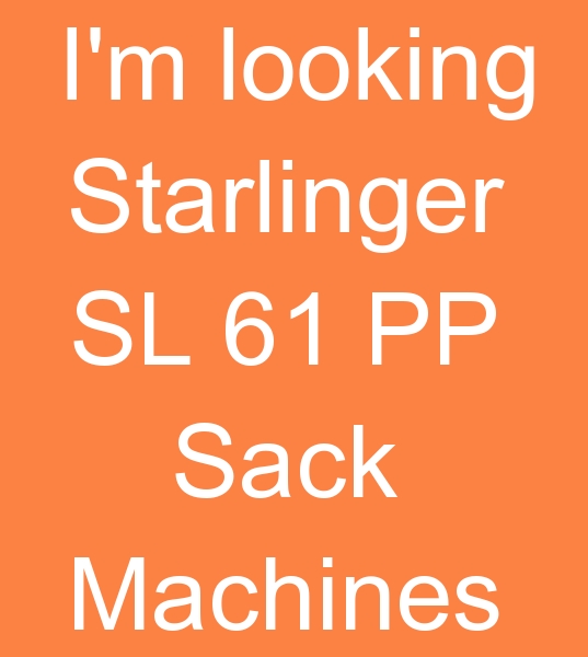  Second hand Starlinger Sack weaving machines. Second hand Starlinger weaving machines
