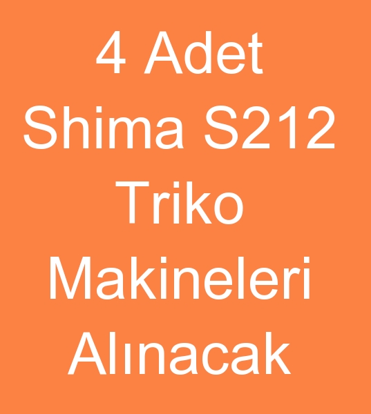 12 Numara Sihama triko makinalar arayanlar, Satlk 12 no shima makineleri alcs,