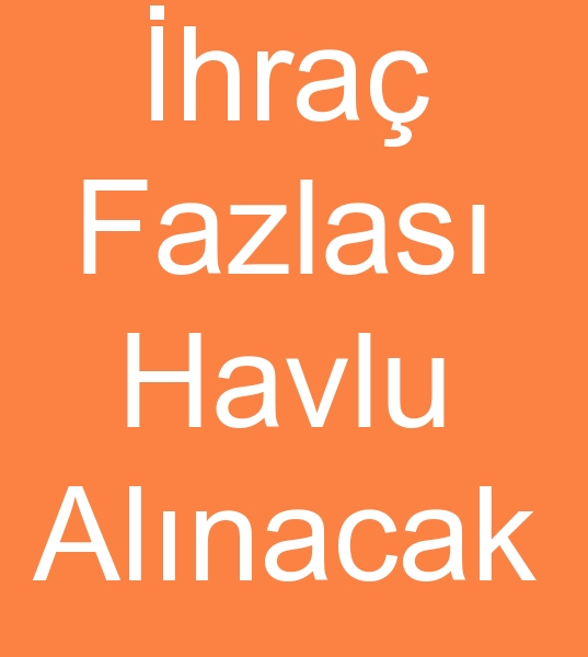 hra fazlas havlu alcs, hra fazlas bornoz alcs, Parti mal bornoz alanlar, 