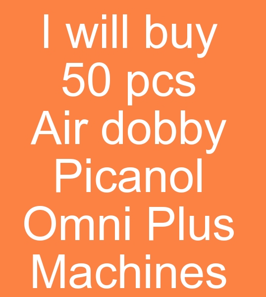 340 cm Air dobby Omni Plus Weaving machines, 360 cm Air dobby Omni Plus Weaving machines