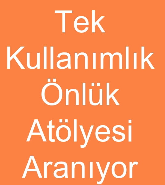Tek kullanmlk nlk atlyesi arayanlar, Nonwoven nlk atlyesi arayanlar, 