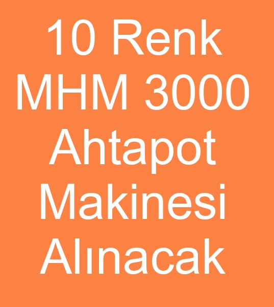 10 renk mhm 3000 Bask makinas arayanlar, 10 renk mhm 3000 ahtapot makinas arayanlar,