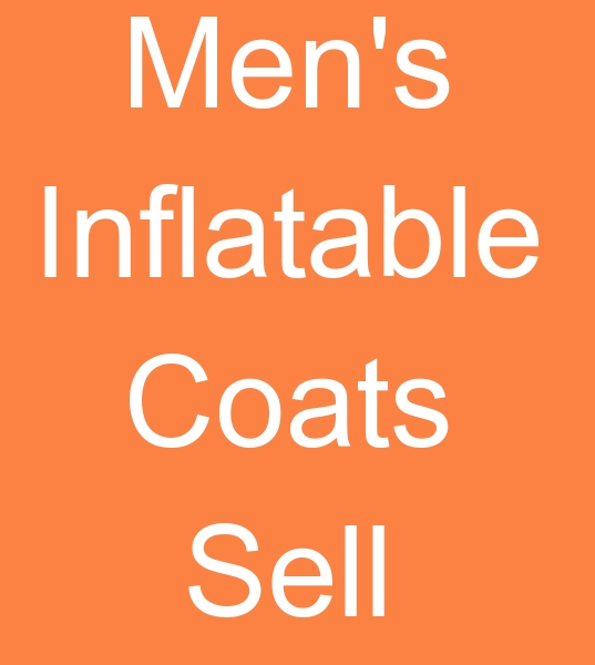 sell men's inflatable coats, men's fiber coats, men's goose down coats