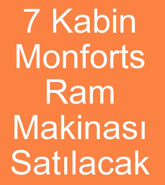 Satlk 7 Kabin Monforts ram makinas, kinci el Monforts 7 kabin ram malkinesi, 