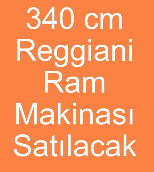 Satlk reggiani ram makinesi, Satlk perde ram makinas, kinci el perde ram makinesi, Satlk dokuma ram makinas