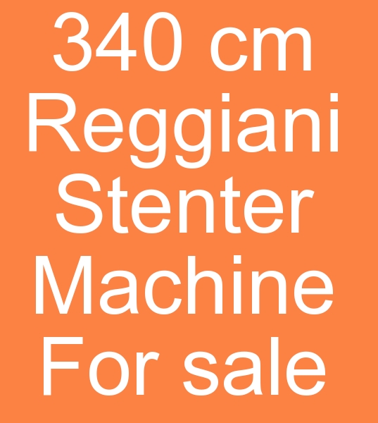 340 cm reggiani stenter machine for sale, 340 cm curtain stenter machine for sale, second hand 340 cm curtain stenter machine