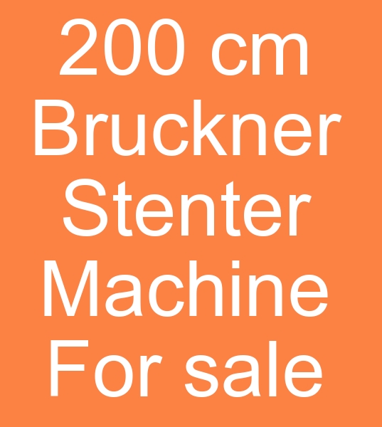 Bruckner stenter machine for sale, Used bruckner stenter machine, Used 6 cabin bruckner stenter machines,