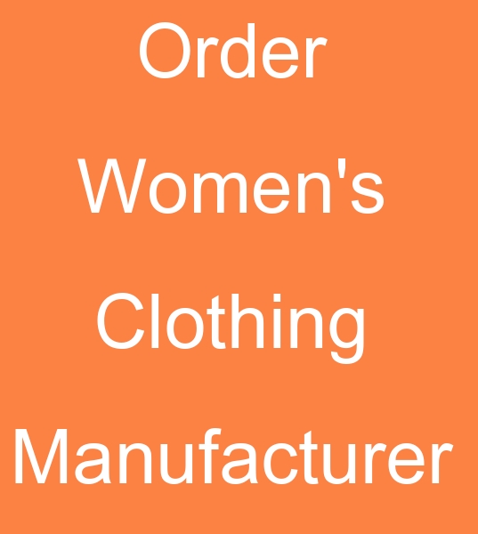 Women's clothing model manufacturer, Women's clothing collection manufacture