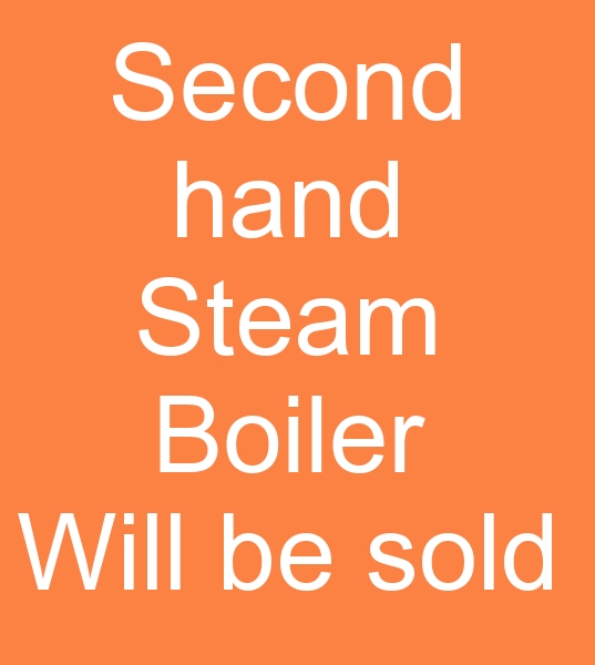 Used 100 m2 Steam boiler, Secon hand Steam boiler will be sold,  For sale Steam boiler, 