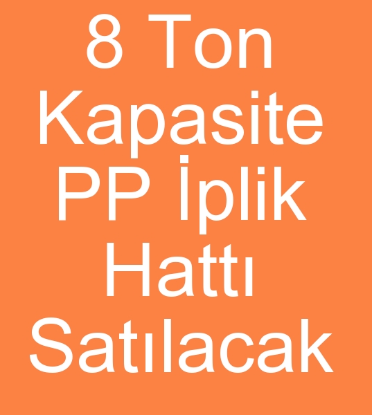 Satlk pp iplik hatt, Satlk polipropilen iplik hatt, Satlk jt iplik retim makinas,