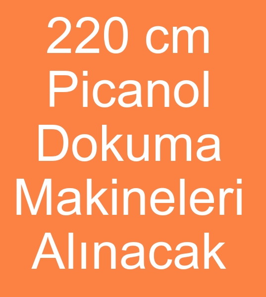 220 cm Picanol Optimax dokuma tezgahlar arayanlar, 220 cm Picanol Optimax dokuma makinalar