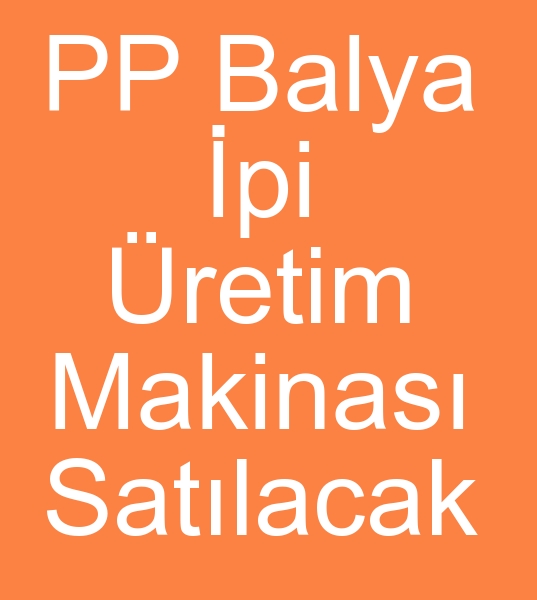 Satlk Balya ipi makinas, kinci el balya ipi makinalar, Satlk balya ipi makinesi,