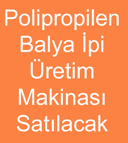 kinci el Polipropilen balya ipi makinalar, Satlk Jt balya ipi makinesi