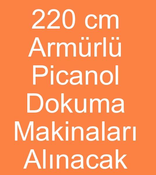 220 cm Picanol dokuma makinalar arayanlar, Armrl picanol dokuma makineleri arayanlar