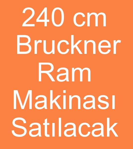 kinci el 240 cm ram makineleri, Sahibinden Gazl Ram makinalar, Satlk 240 cm Ram makianas,