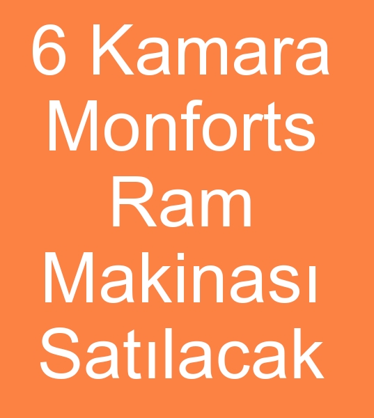 Satlk 6 Kabin monforts ram makinas, kinci el 6 kamara Monforts ram makinesi,