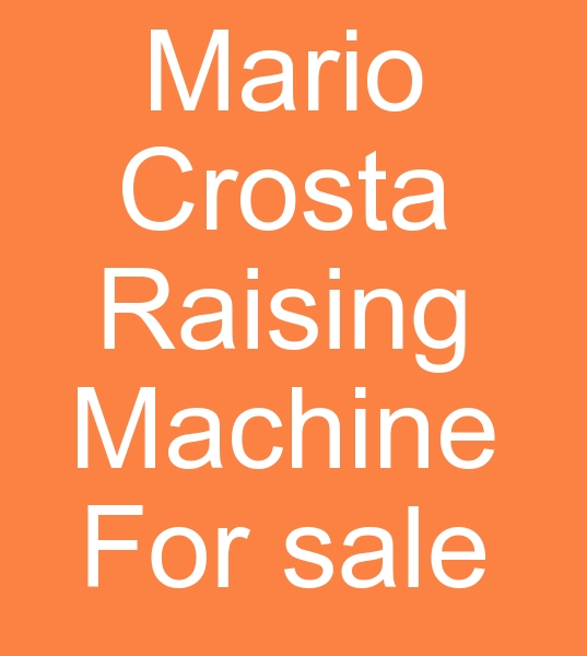  Used Mario crosta raising machine for sale, Used Mario crosta raising machine, Used Mario crosta raising machine for sale,
