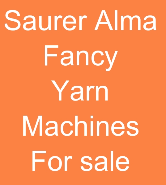  Saurer Alma EPS1 fancy yarn machines for sale, Used saurer Alma EPS1 fancy yarn machines,