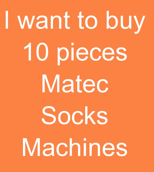 152 Needle matec sock machines seekers, 168 Needle matec sock machines seekers,