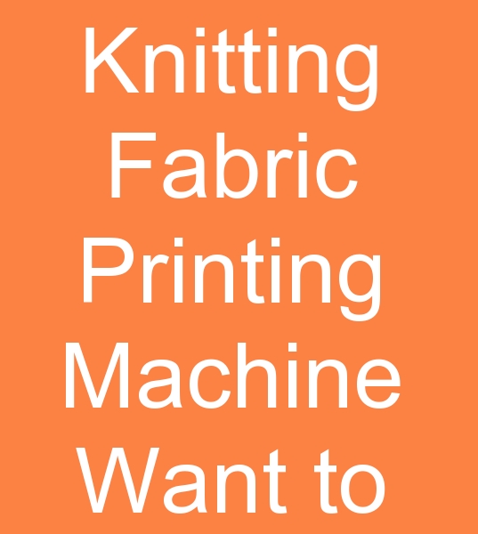 Second hand Knitting fabric printing machine, used Tube fabric roll printing machine,