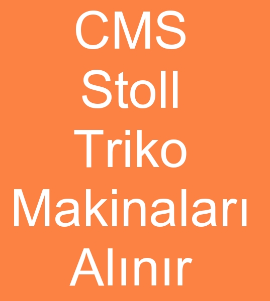 kinci el triko makinalar satcs, satlk cms triko makineleri