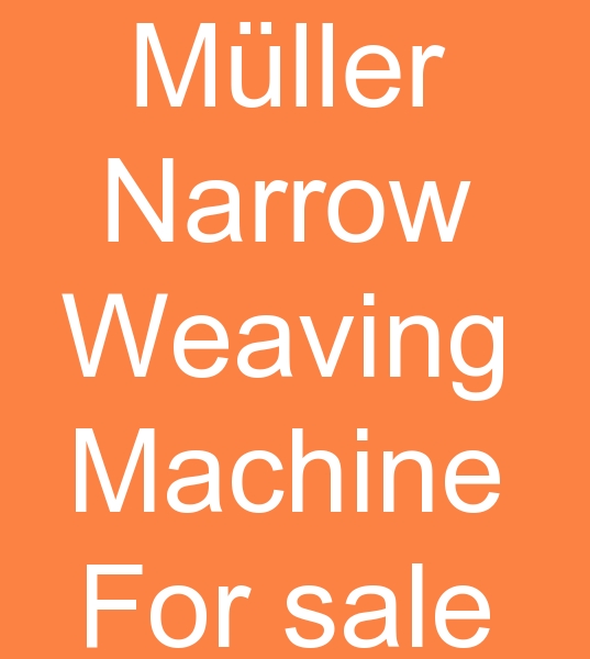 Narrow weaving machines for sale, Used narrow weaving machines, Rubber weaving machine for sale,