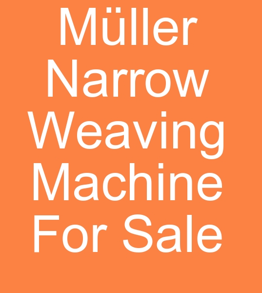 Mller narrow weaving machine for sale, Used Mller narrow weaving machine for sale