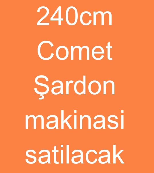 240 cm Comet ardon makinasi satilacak