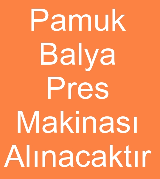 Satlk balya makinas arayanlar, kinci el Balya makinalar arayanlar, kinci el Pamuk pres makinesi arayanlar,