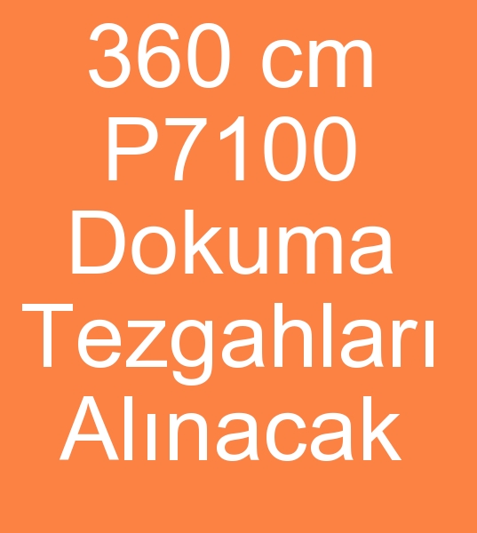 360 cm Sulzer dokuma tezgah arayanlar, P7100 sulzer dokuma makineleri arayanla