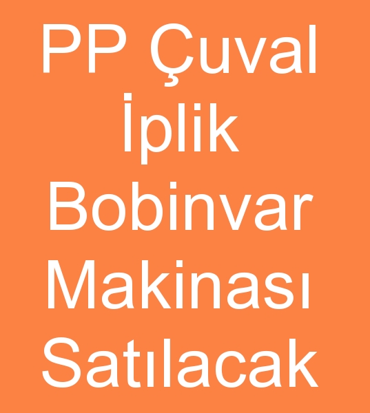 Satlk PP plik Bobinvar makinas, kinci el pp iplik Bobinvar makinesi