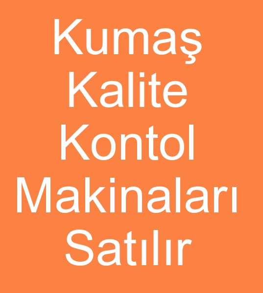 Satlk kalite kontrol makinalar arayanlar, kinci el kalite kontrol makineleri arayanlar