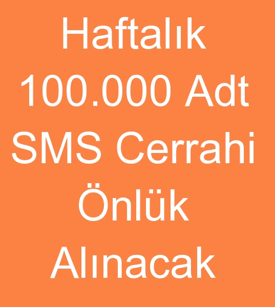 Tek kullanmlk sms nlk siparii, Cerrahi sms nlk reticisi arayanlar, Cerrahi sms nlk 