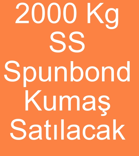 2000 kG 50 60 gr krem renk SPUNBOND KUMA SATILACAKTIR<br><br>2000 kg Spunbond SS Kuma satlacaktr<br>50 60 gr krem ss spunbond kuma 9 dolar pazarlk olmaz. <br><br>Satlk ss spunbond kuma, Spunbond ss kuma satcs, Spunbond ss kuma satanlar, Satlk ss nonwoven kuma, Nonwove ss kuma satcs, Satlk ss kuma, Tek kullanmlk ss kuma satanlar, Satlk tek kullanmlk ss kuma, 