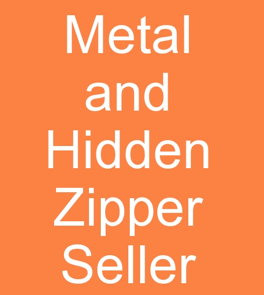 Metal Zipper seller ln istanbul, Hidden Zipper seller in istanbul