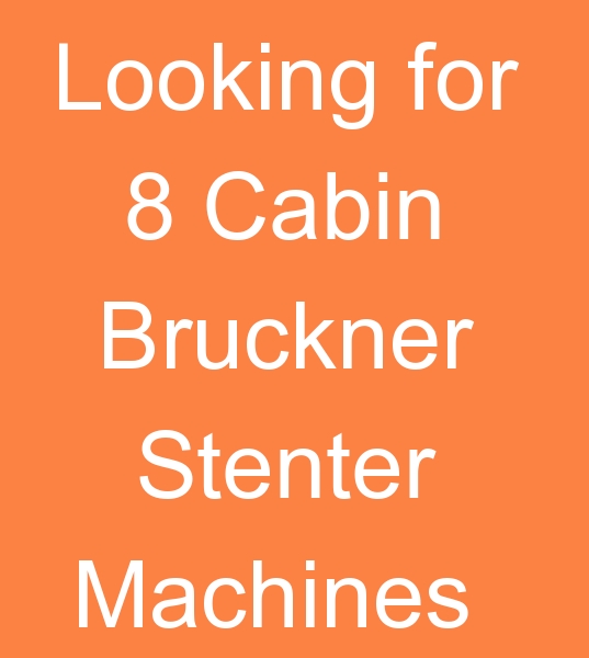 Looking for used stenter machines for sale, Looking for used stenter machines,