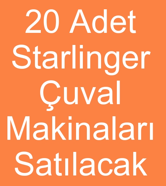 Satlk Starlinger uval dokuma makinalar, kinci el Starlinger uval dokuma makineleri,