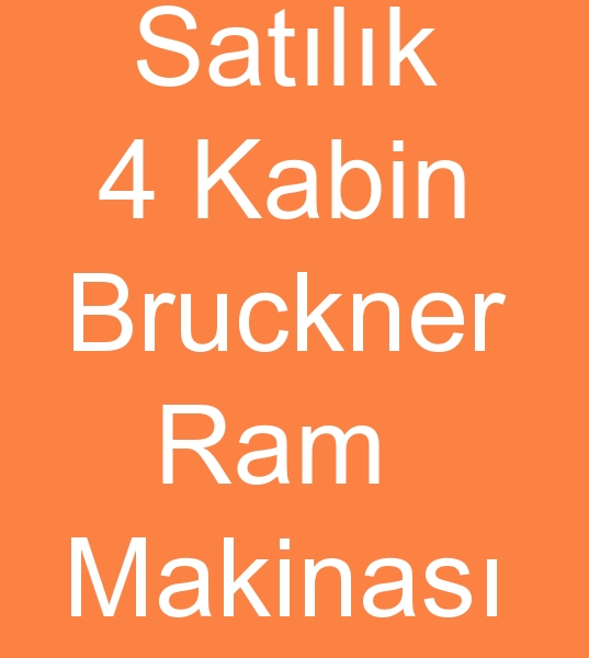 Satilik Bruckner Stenter ram makinasi