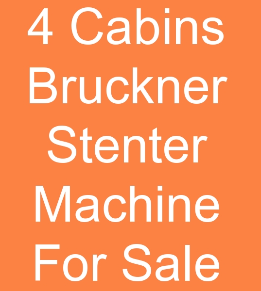 4 Kabin Bruckner Stenter Makinesi Satlk
