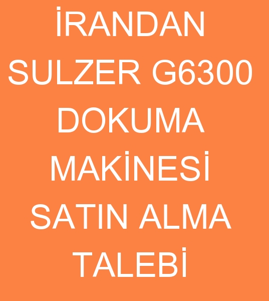 KNC EL SULZER G6300 DOKUMA MAKNES SATIN ALMA TALEB