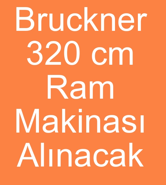Satlk 8 kamara Bruckner ram makinalar arayanlar,   Satlk monforts yatay zincir ram makinesi arayanlar