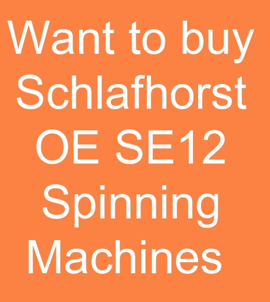 schlafhorst OE autocoro SE12 yarn twisting machine buyer, schlafhorst SE12 yarn twisting machine buyer