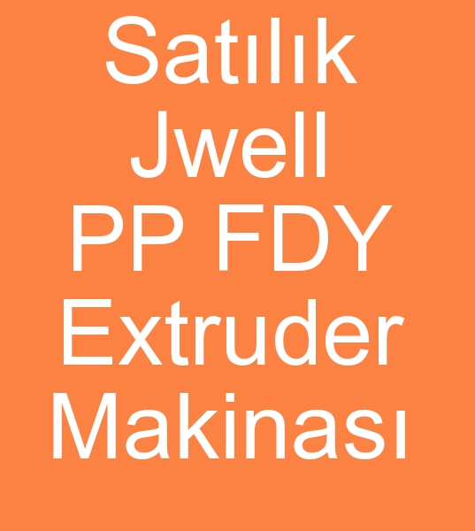 Satlk Jwell PP FDY plik makinas,  kinci el Jwell FDY plik makinas,