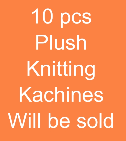 10 pcs Mayer Plush knitting machines will be sold